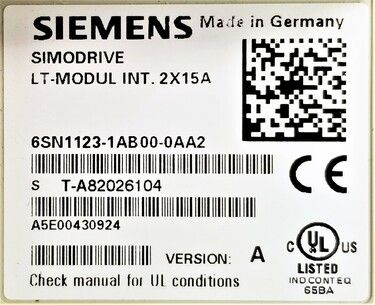 6SN1123-1AB00-0AA2 | Siemens AC Drives